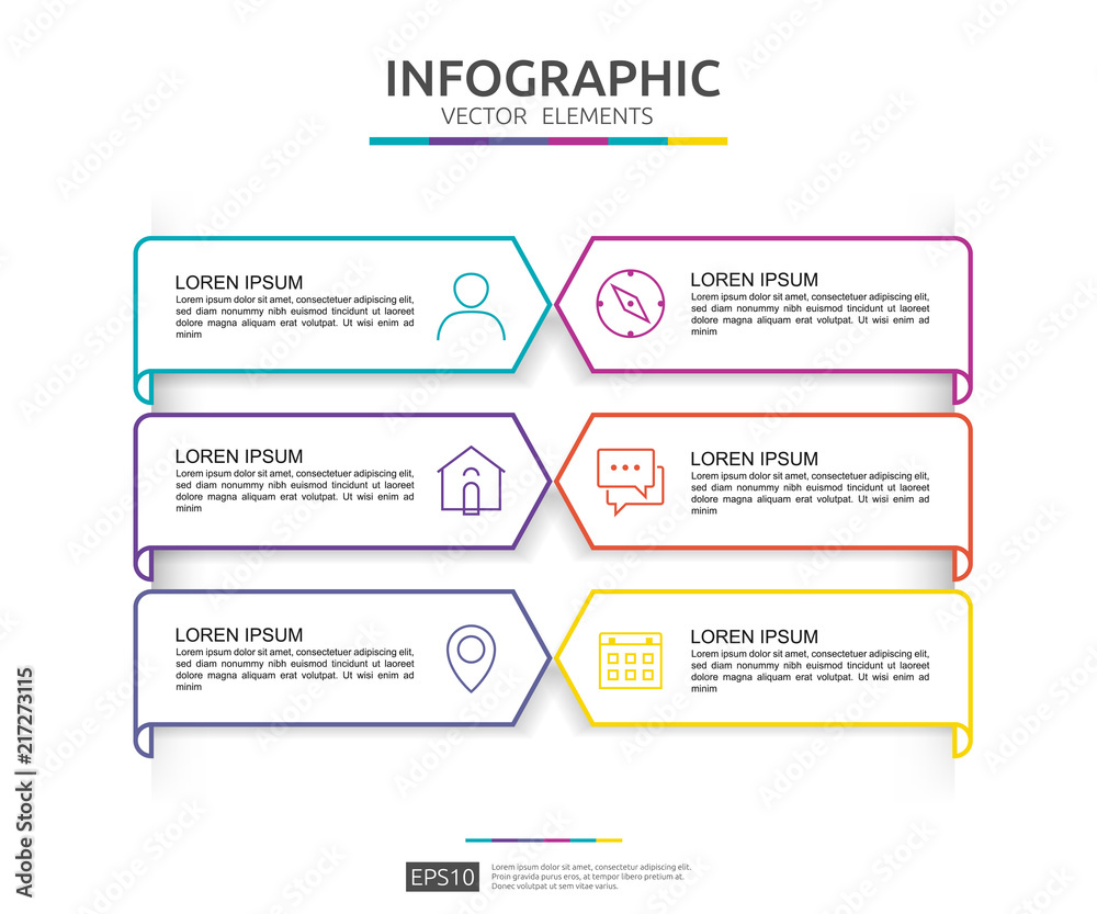 6 steps infographic. timeline design template with 3D paper label. Business concept with options. For content, diagram, flowchart, steps, parts, workflow layout, chart. 6 steps infographic. timeline design template with 3D paper label. Business concept with options. For content, diagram, flowchart, steps, parts, workflow layout, chart.