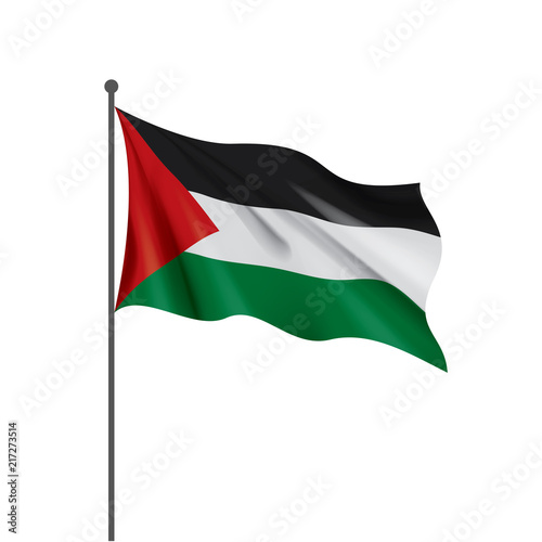 Free Download Palestine flag, vector illustration on a white background - GFXLoad