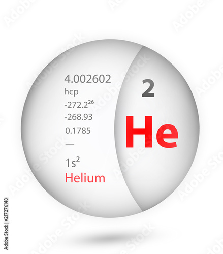 Helium icon in badge style