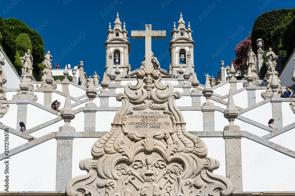 Fototapeta premium Auf dem Weg zu Bom Jesus do Monte