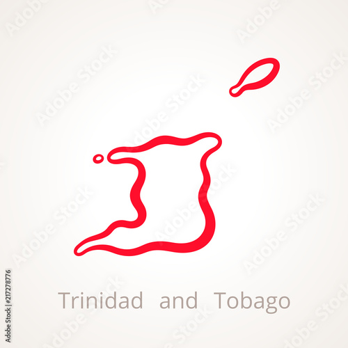 Trinidad and Tobago - Outline Map
