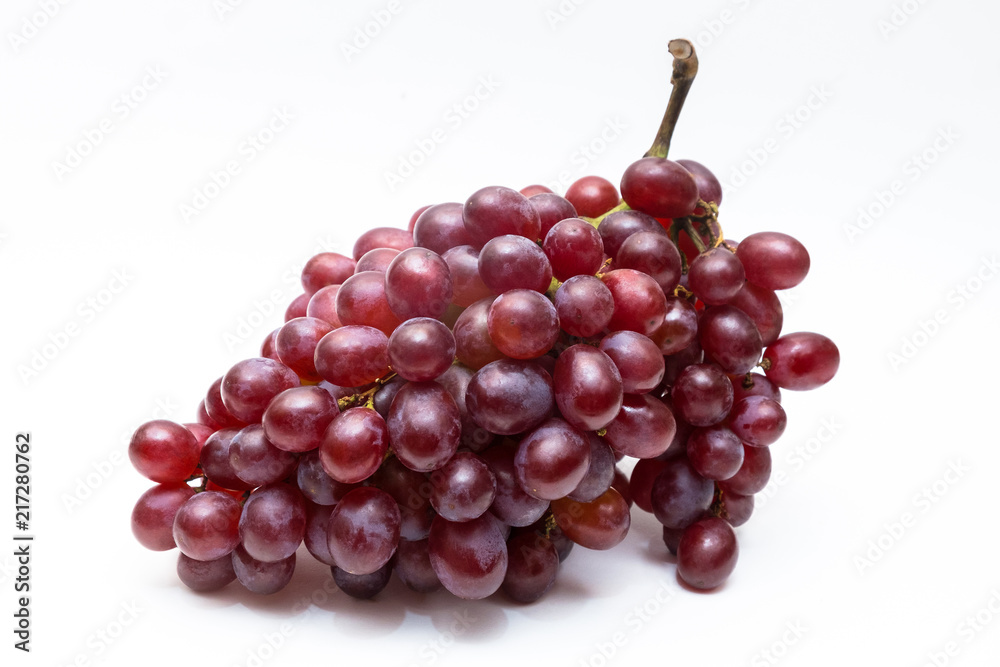 Fototapeta premium Fresh and Healthy Grapes Branch without Leaf.