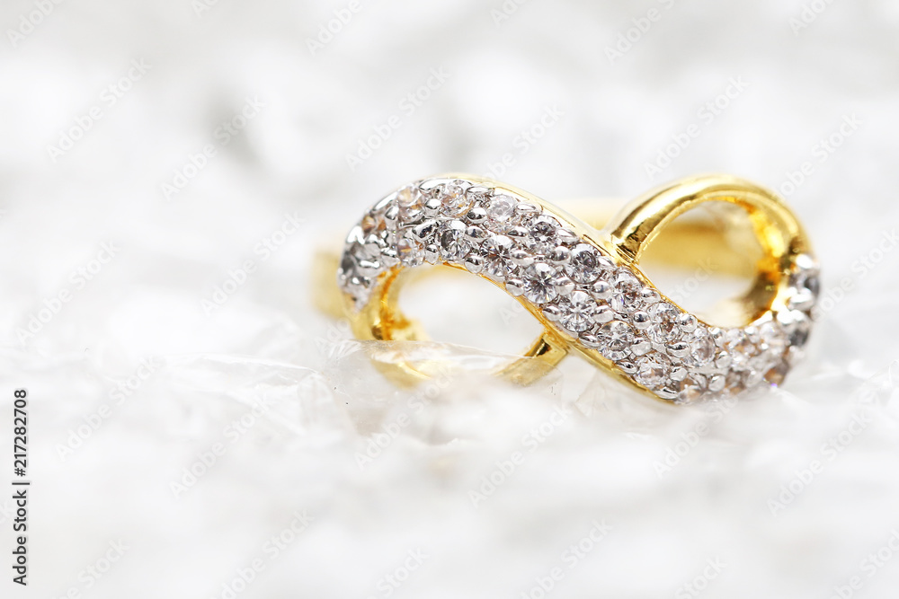 Diamond ring infinity symbol Diamond ring infinity symbol