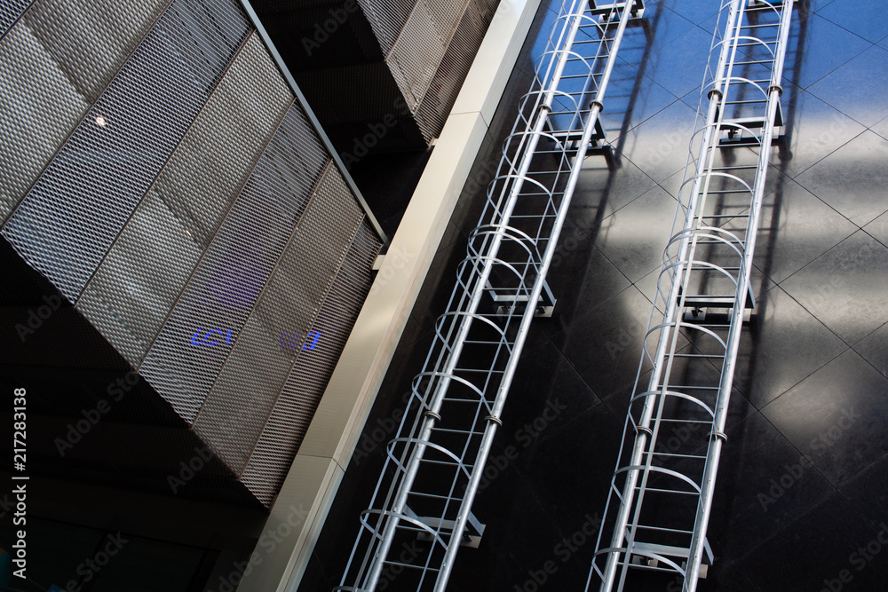 Obraz premium Architectural geometry. Stairs