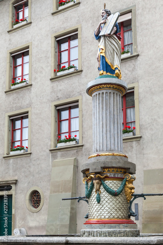 Moses fountain, Munsterplatz, Bern photo