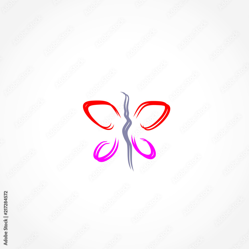 butterfly icon vector illustration butterfly icon vector illustration