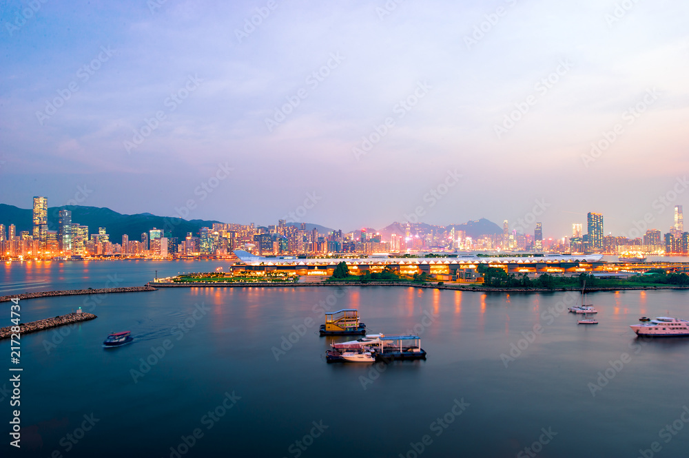 Hong Hong Cruise Terminal_night view
