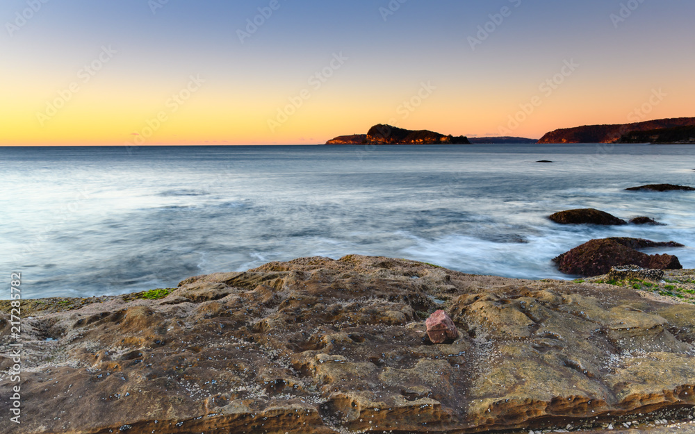Sunrise Seascape with Clear Skies Sunrise Seascape with Clear Skies