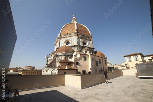 Italia,Toscana,Firenze, la cupola della cattedrale di Santa Maria del Fiore.