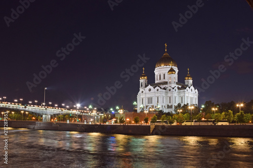 The Cathedral of Christ the Savior was built by the architect Konstantin Ton in 1883. The building of the temple was destroyed in 1931. It was restored in 1997. Moscow, Russia, August 2018.