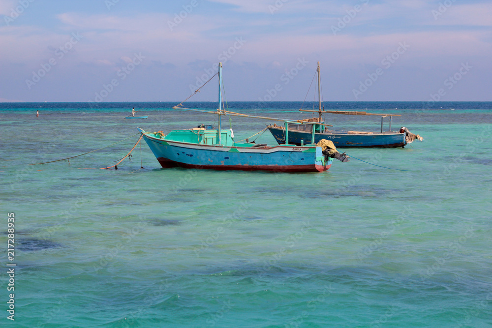 Fototapeta premium Boats in Egypt
