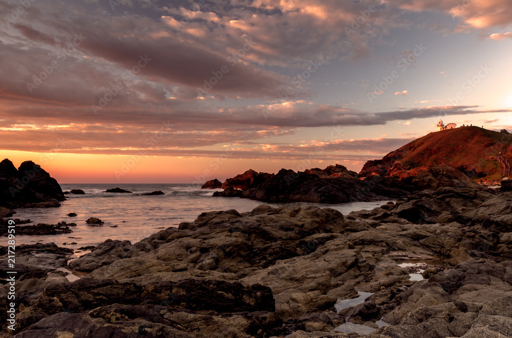 Obraz premium Lighthouse in the dawn light