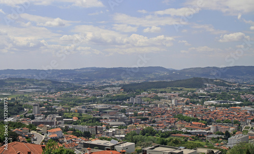 View of the city Guimaraes from Mount Penha © babble