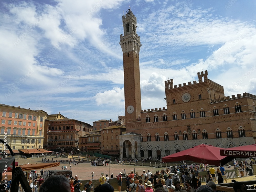 Obraz premium Piazza del Campo Siena