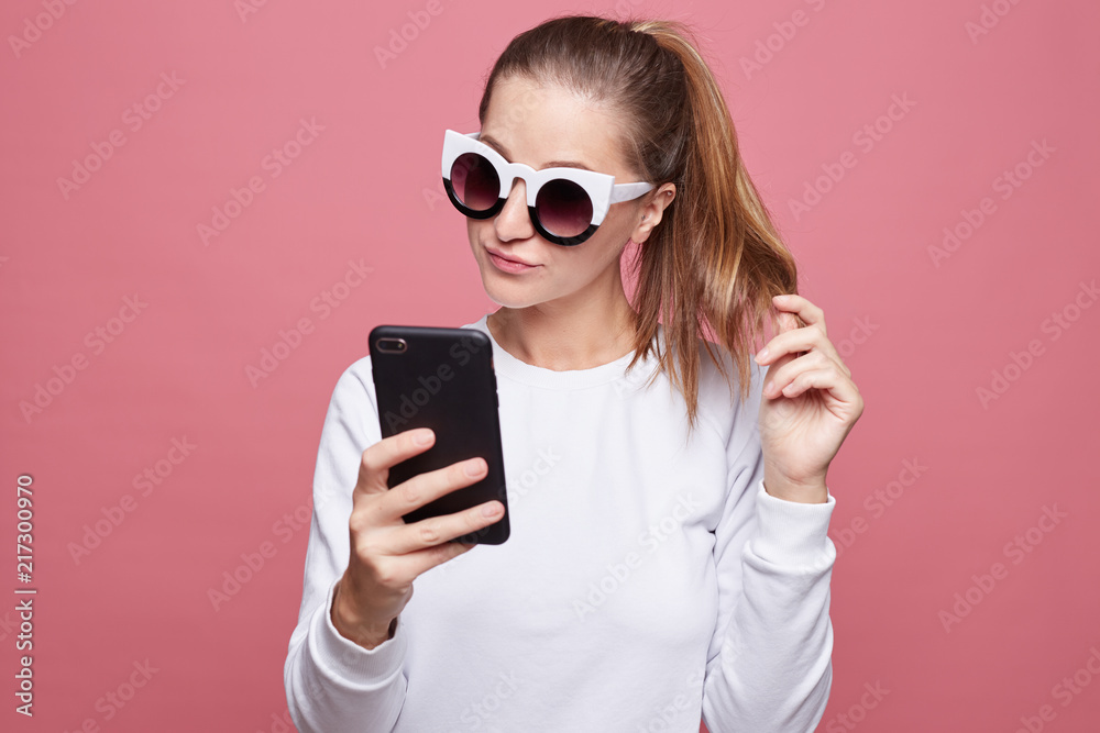 Good Looking Female Model Poses Camera Stock Photo 1101641303 | Shutterstock