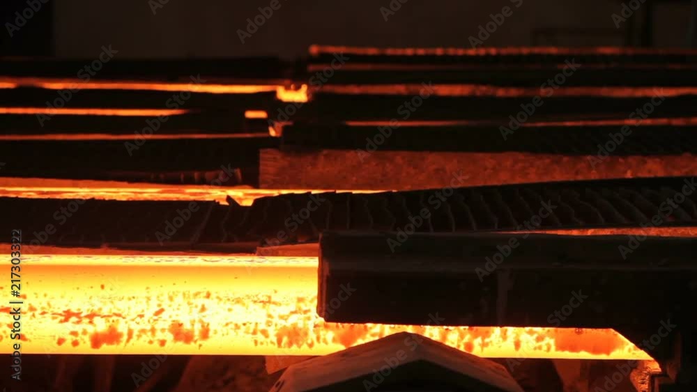 Hot billet continuous casting, strand casting Hot billet continuous casting, strand casting
