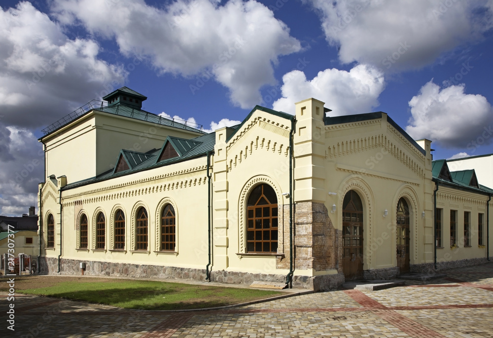Building of the former People's House in Slonim. Belarus