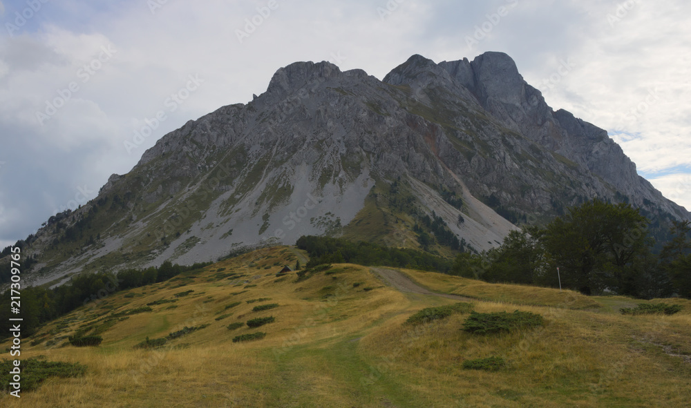 The Vasojeviča Komovi part of the Komovi mountains