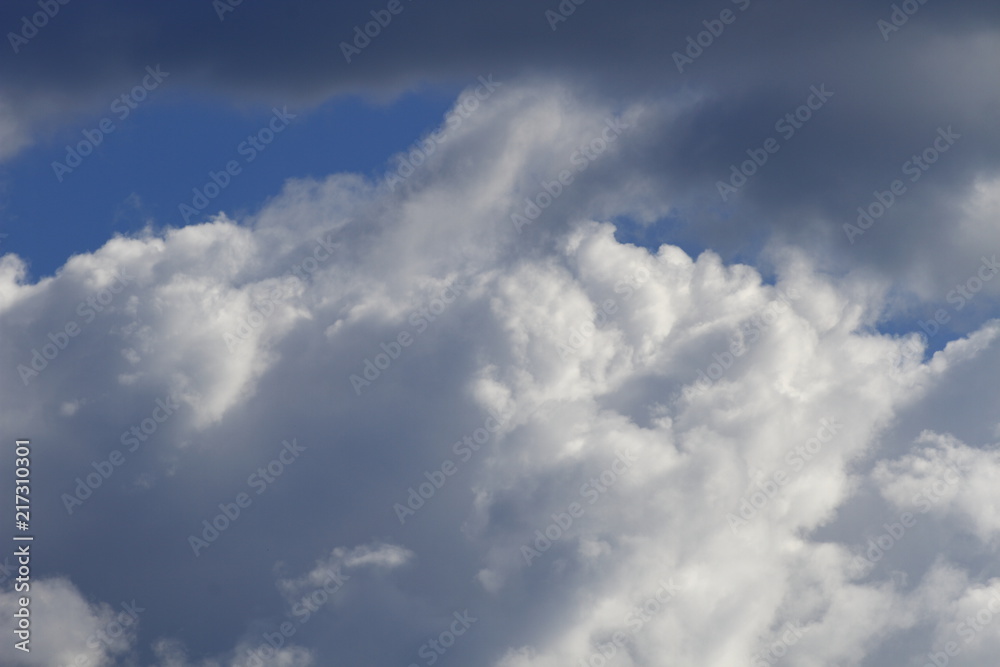 Sky with clouds and swallow, blue sky blue clouds of black swallows. Sky with clouds and swallow, blue sky blue clouds of black swallows.
