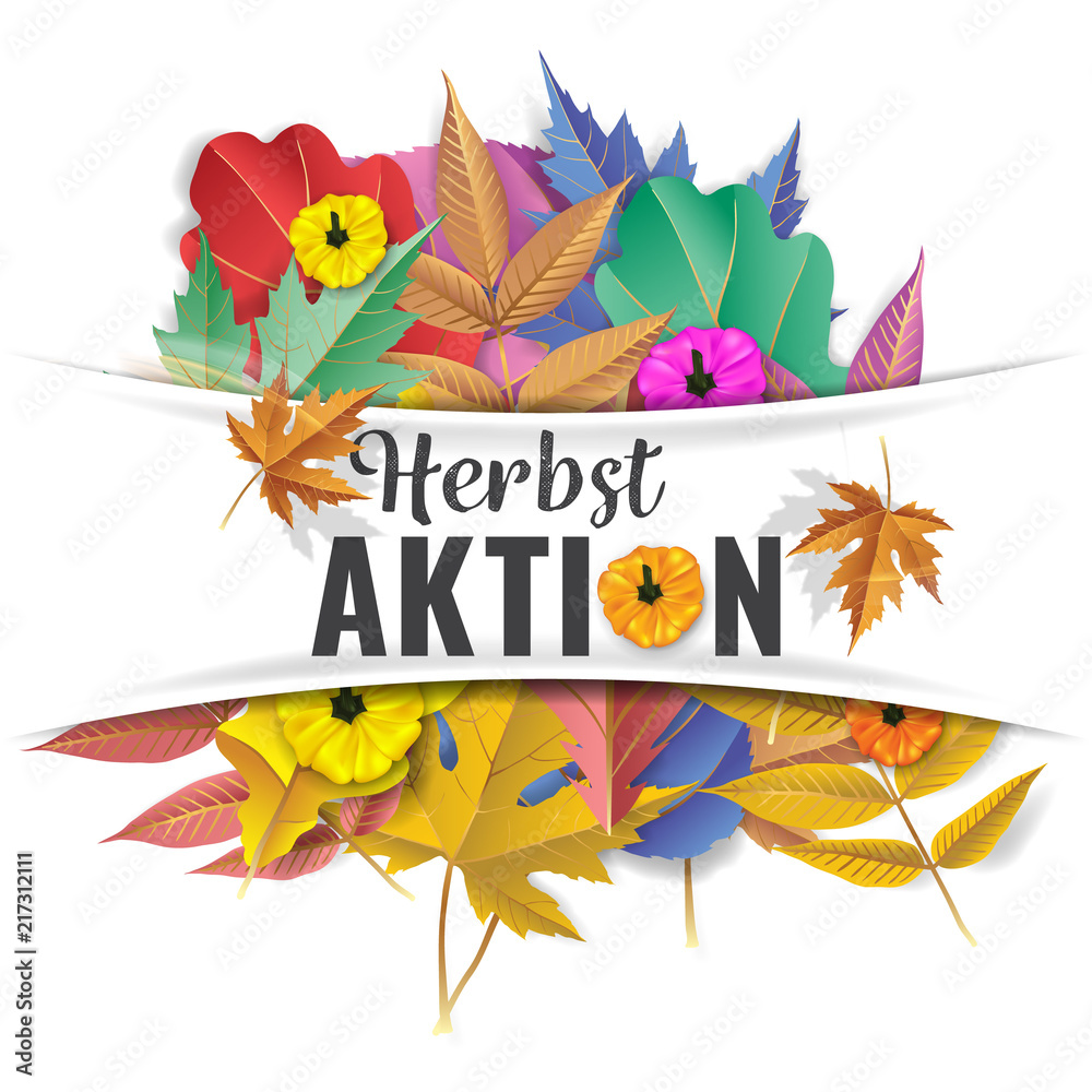Herbstaktion. Herbstaktion.