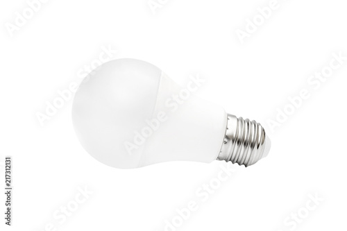 Light bulb isolated on white.