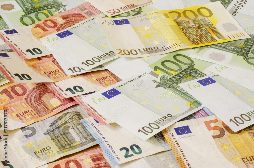 euro maney of different denominations 2 euro maney of different denominations 2