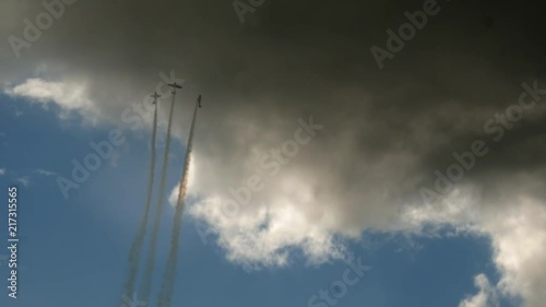 air acrobatics show, plane, summer airplane show