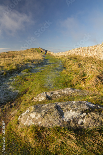 Hadrian's Wall at Winshields Northumberland