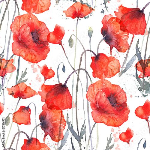 watercolor-seamless-pattern-with-wild-red-poppies