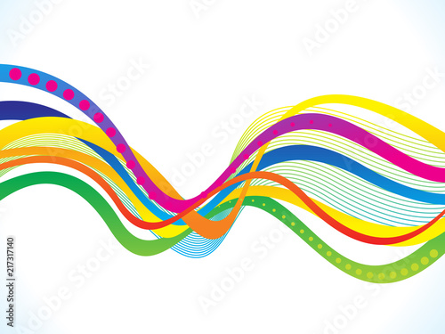 abstract artistic creative colorful wave