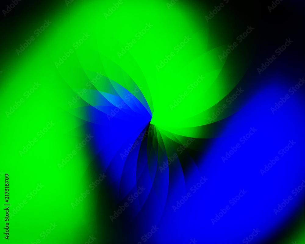 黄緑 青 黒 背景 Stock Vector Adobe Stock