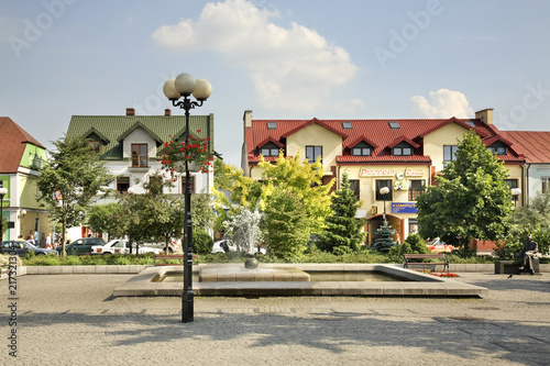 Marketplace in Biala Podlaska. Poland