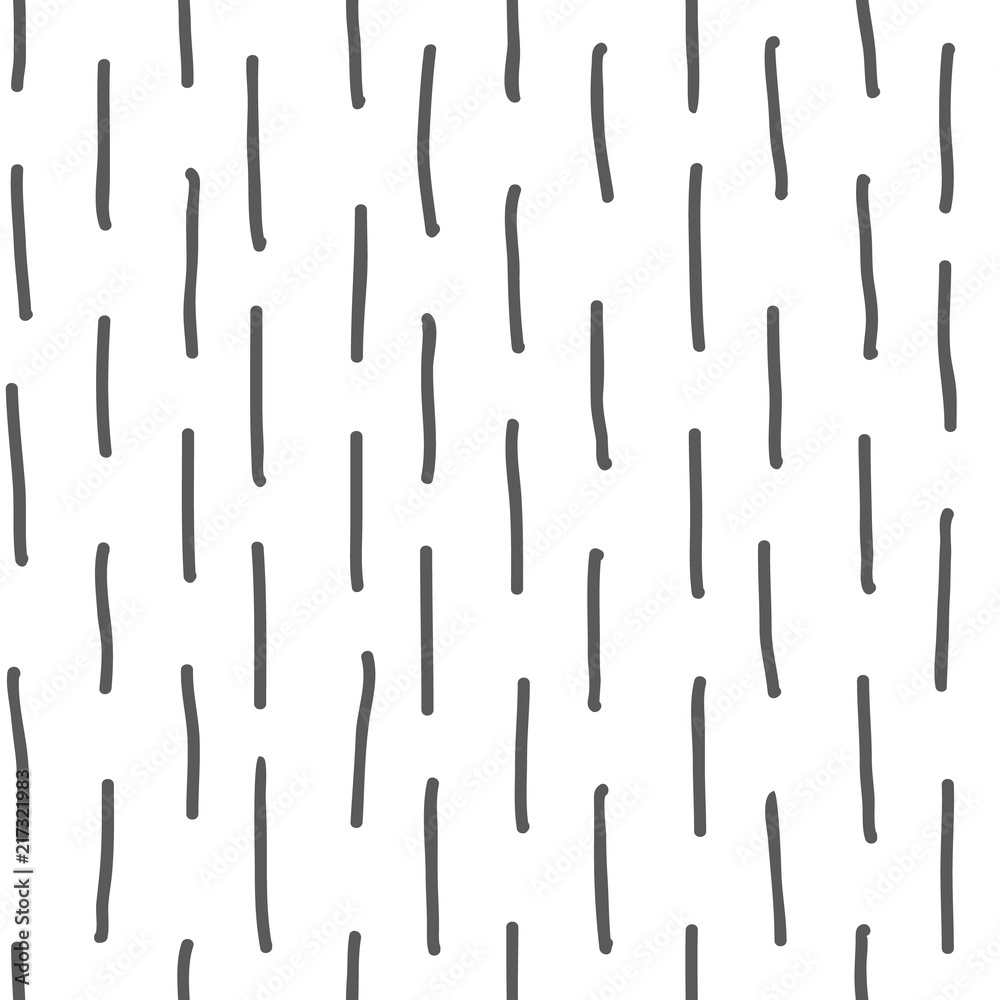 Black and White Doodle Geometric Vector Seamless Pattern. Black and White Doodle Geometric Vector Seamless Pattern.