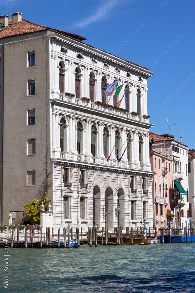 Obraz premium Palaces on Grand Canal, Venice, Italy