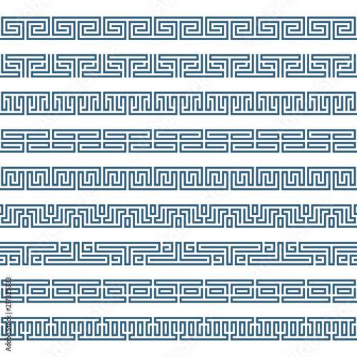 Greek pattern border.