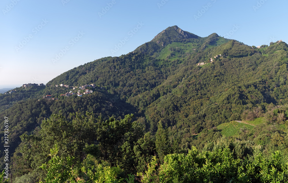  San-Giovanni-di-Moriani mountain in corsica