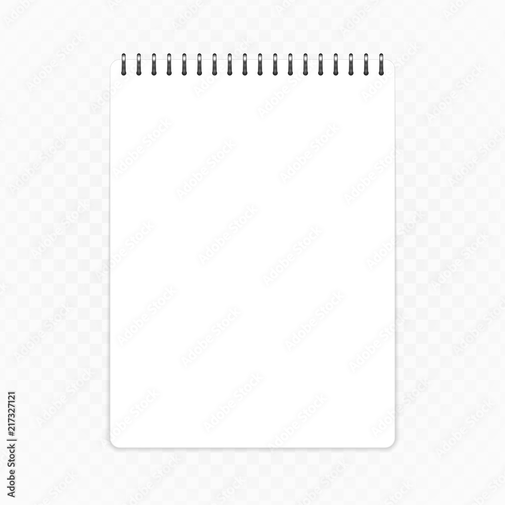 Vertical notebook template. Vertical notebook template.