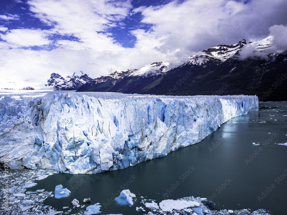 Scenic landscape in Perito Moreno Glacier Argentina