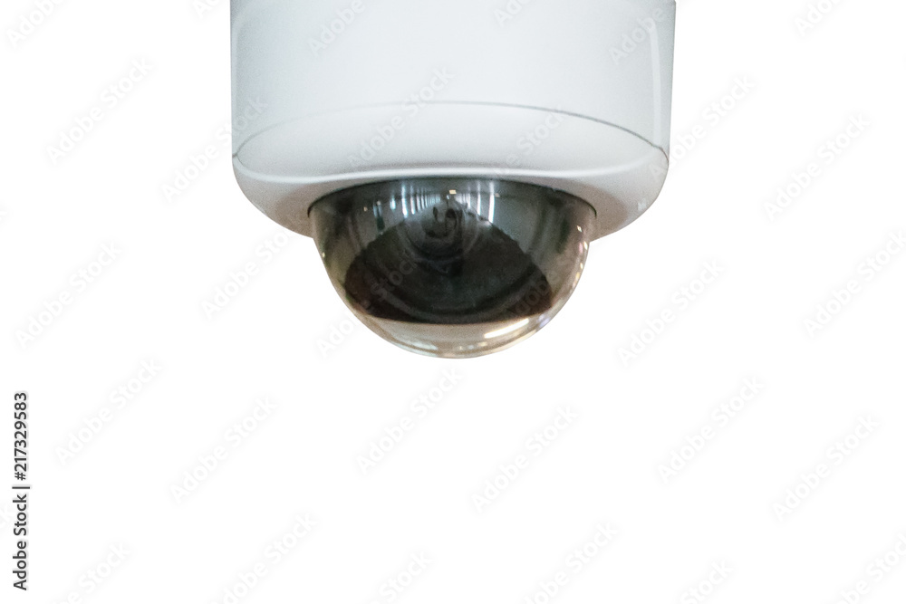 Surveillance camera isolated on white background, with clipping paths Surveillance camera isolated on white background, with clipping paths