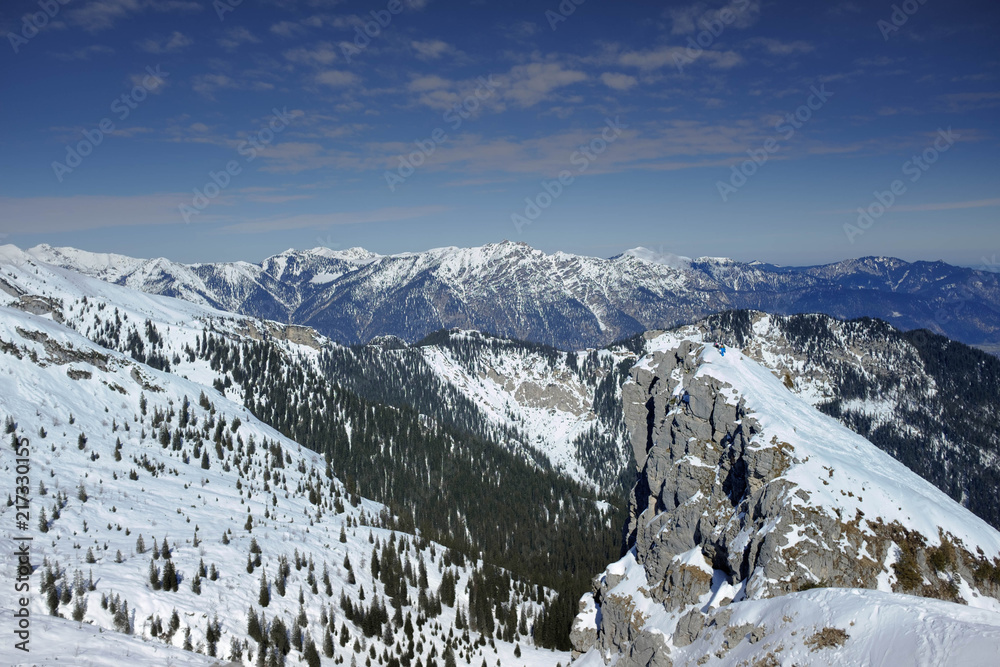 Garmischer Bergpanorama im Winter