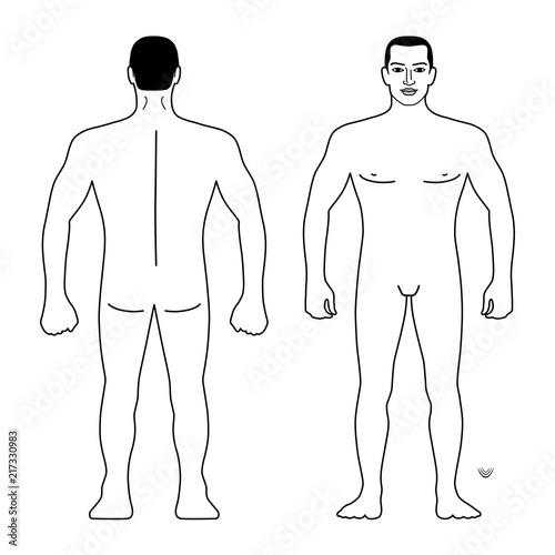 Fashion man figure