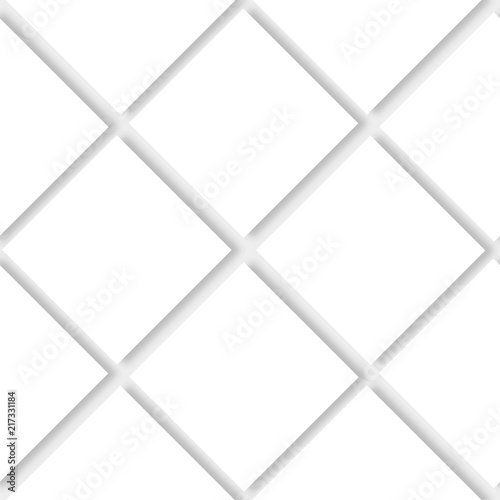 White tiles vector texture. seamless geometric pattern of white squares