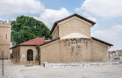 St. Stephen church in Beit Jimal - Catholic monastery near Beit Shemesh, Israel