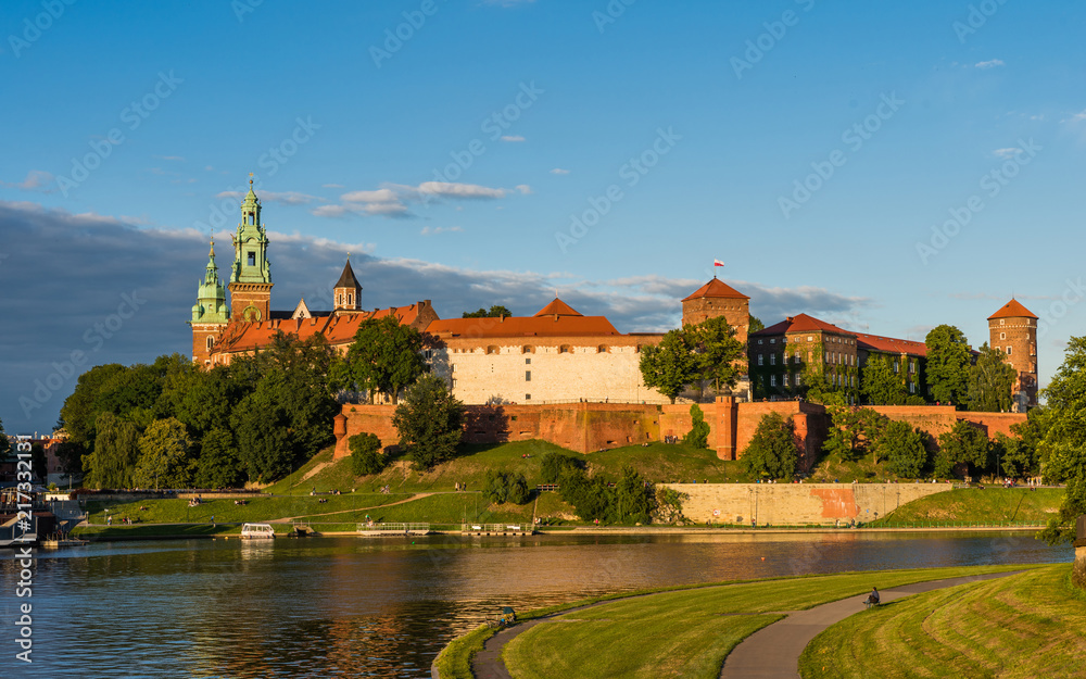 Naklejka premium Krakau – Königsschloss auf dem Wawel
