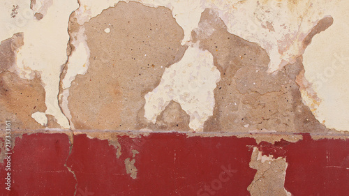 white and red messy wall background texture