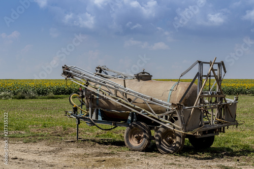 old irigation farm tank photo