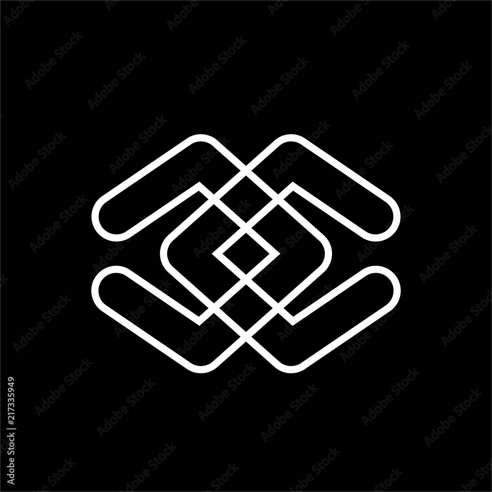 cc, dd initials line art logo cc, dd initials line art logo