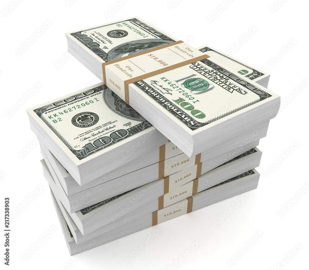 money bills 3d illustration isolated money bills 3d illustration isolated