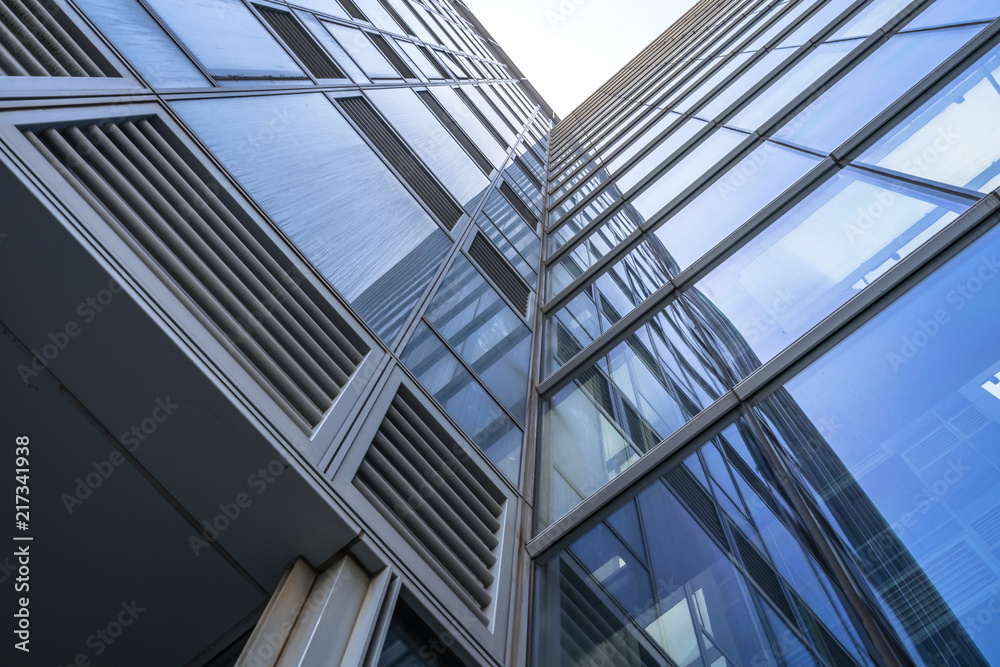 modern office building in urban modern office building in urban