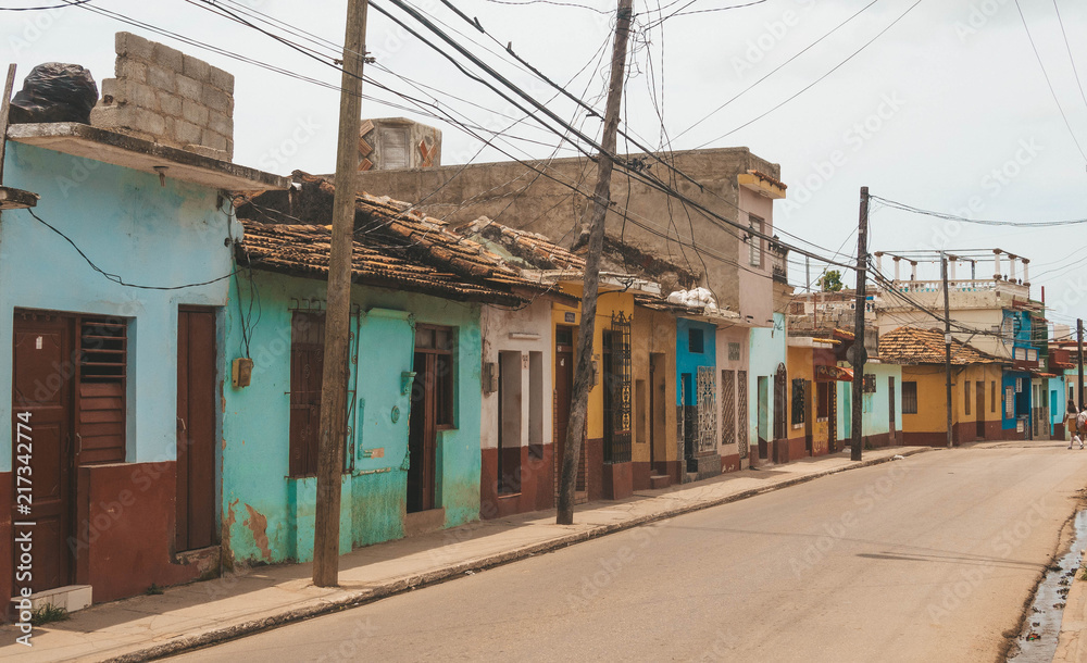 Houses in the town 